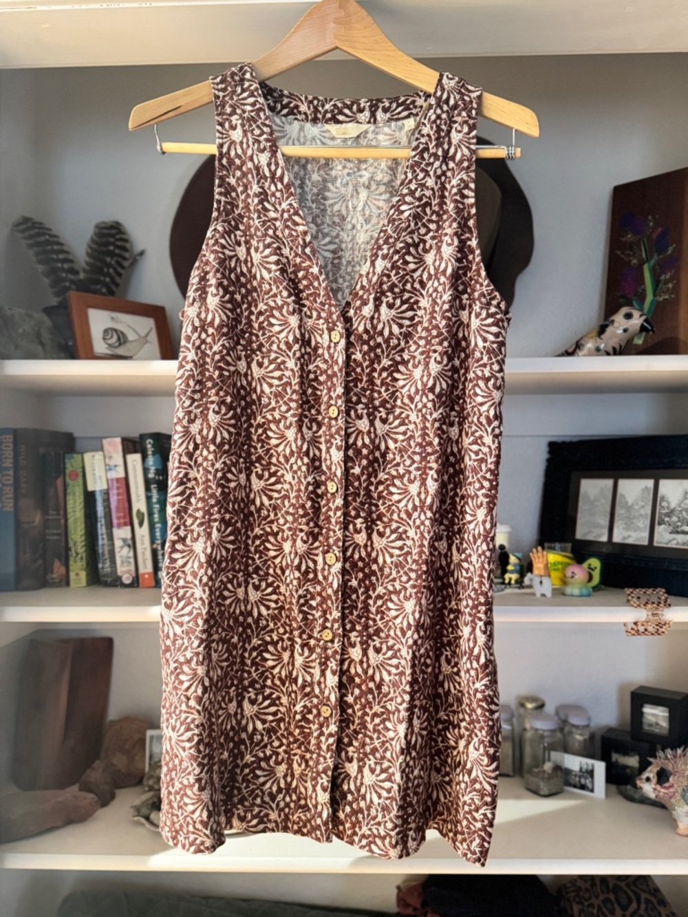 NWT / Faherty Alston 100% Linen Button-Up Minidress - Size Small